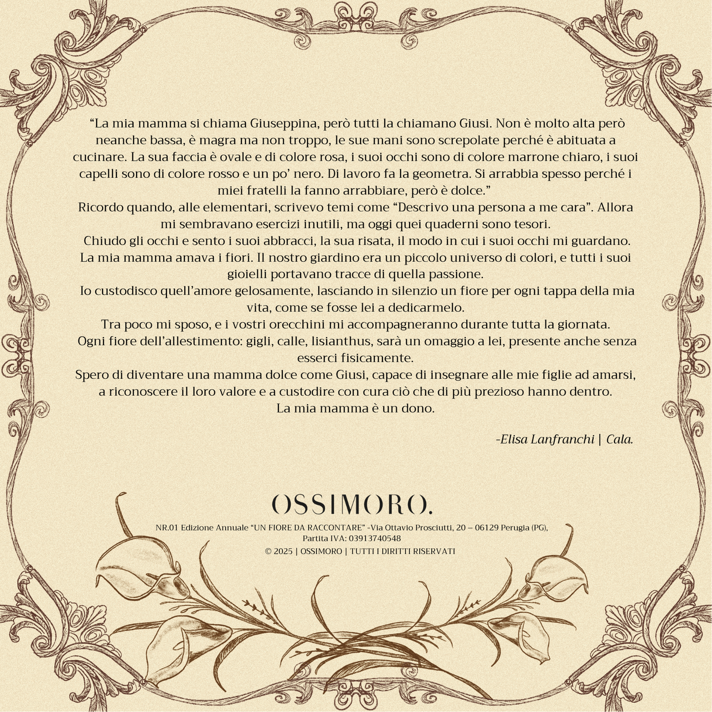 Orecchini CALLA | le PETIT. | Bianco (Seconda variante)