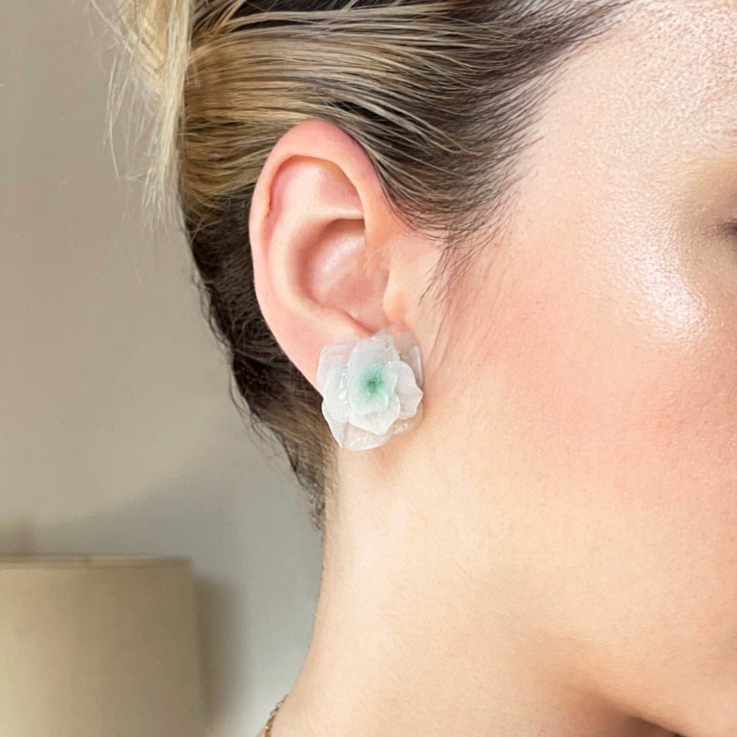 Orecchini MIDI Peony. | Verde
