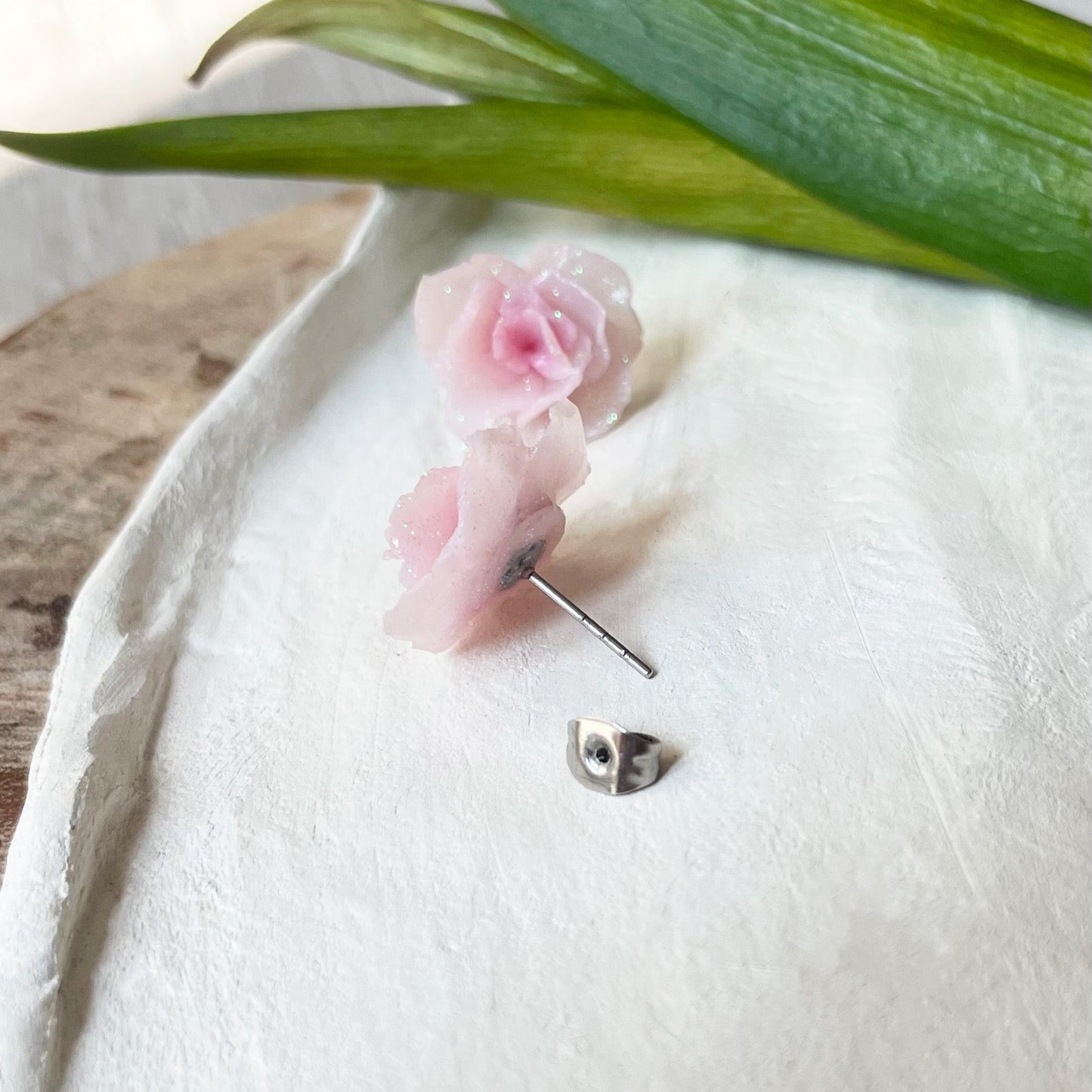 Orecchini MINI Peony. | Rosa