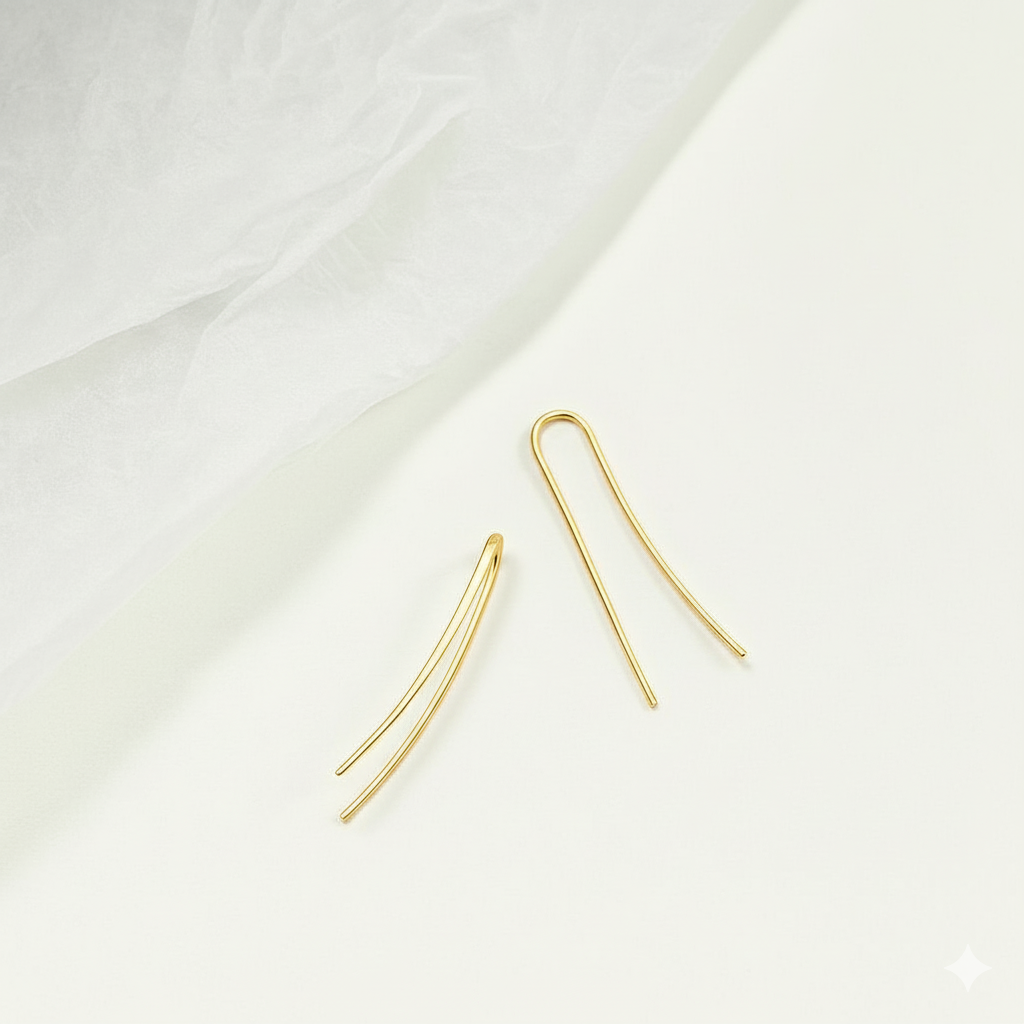 Orecchini CALICANTO - le MIDI. | Screziato (Seconda variante)