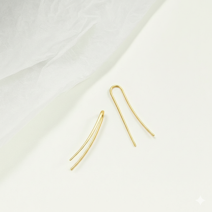 Orecchini CALICANTO - le MIDI. | Screziato (Seconda variante)