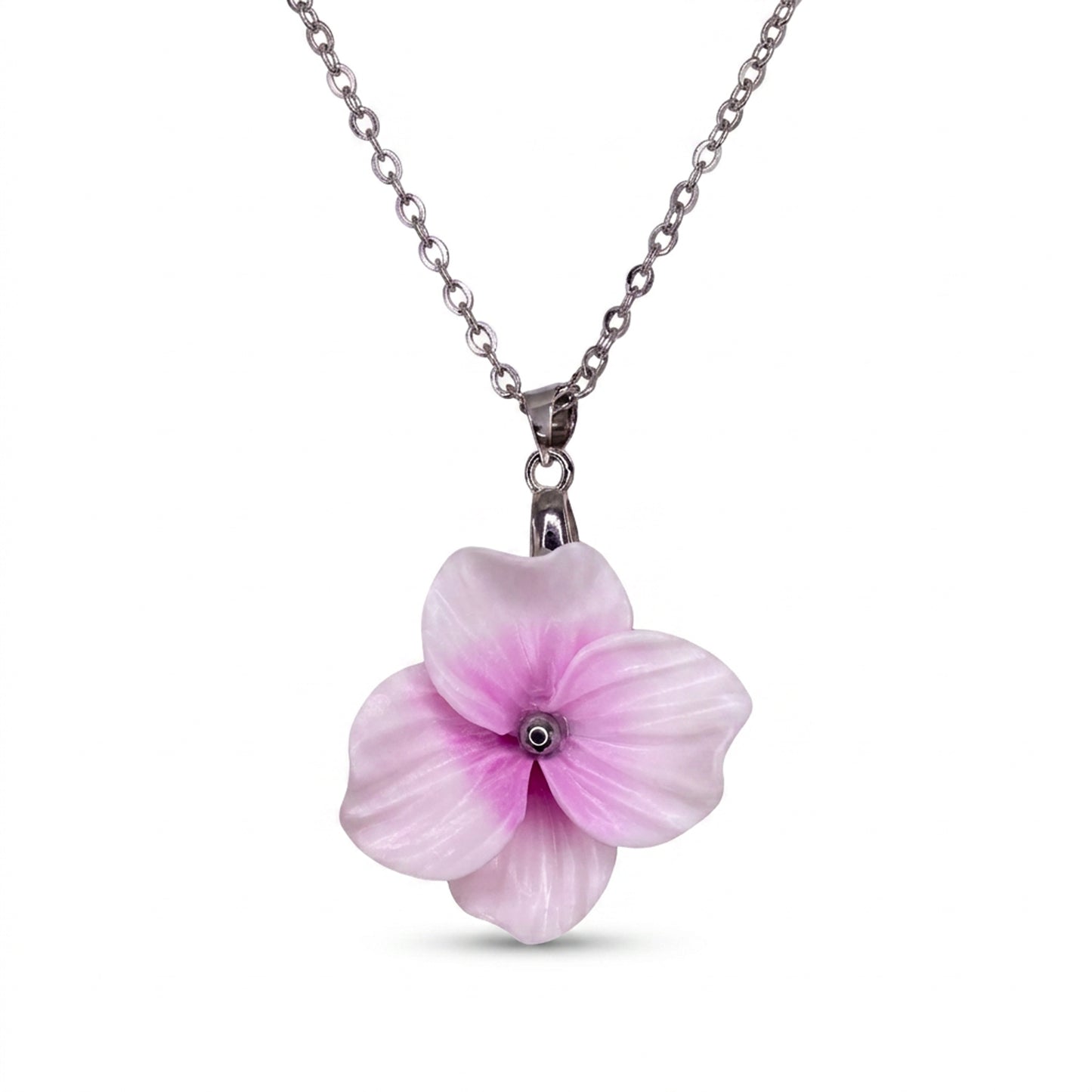 Girocollo LILIUM. | Degradè Fucsia (silver version)