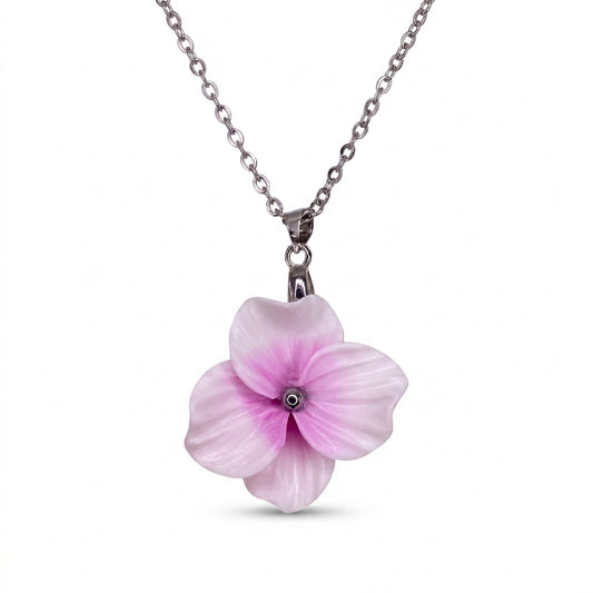 Girocollo LILIUM. | Degradè Fucsia (silver version)