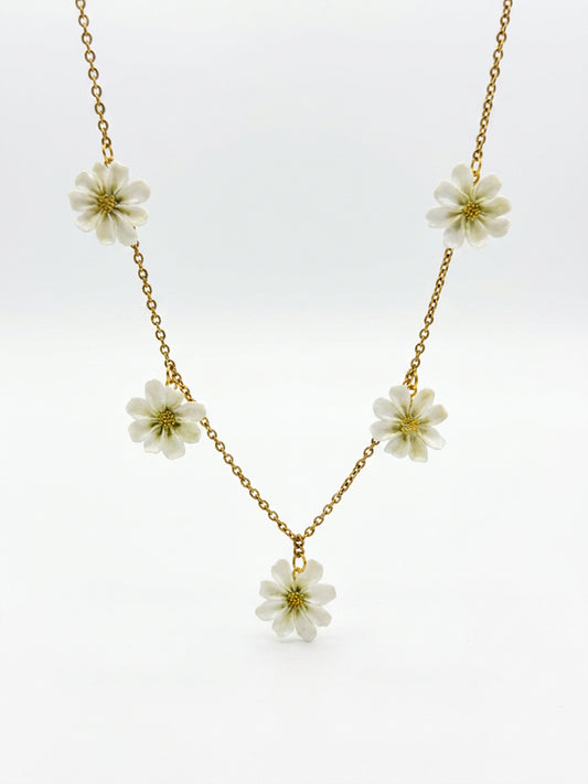 Girocollo MINI Margherita. | Bianco (golden edition)