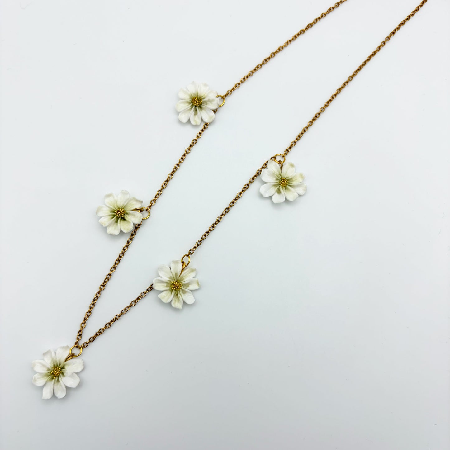 Girocollo MINI Margherita. | Bianco (golden edition)