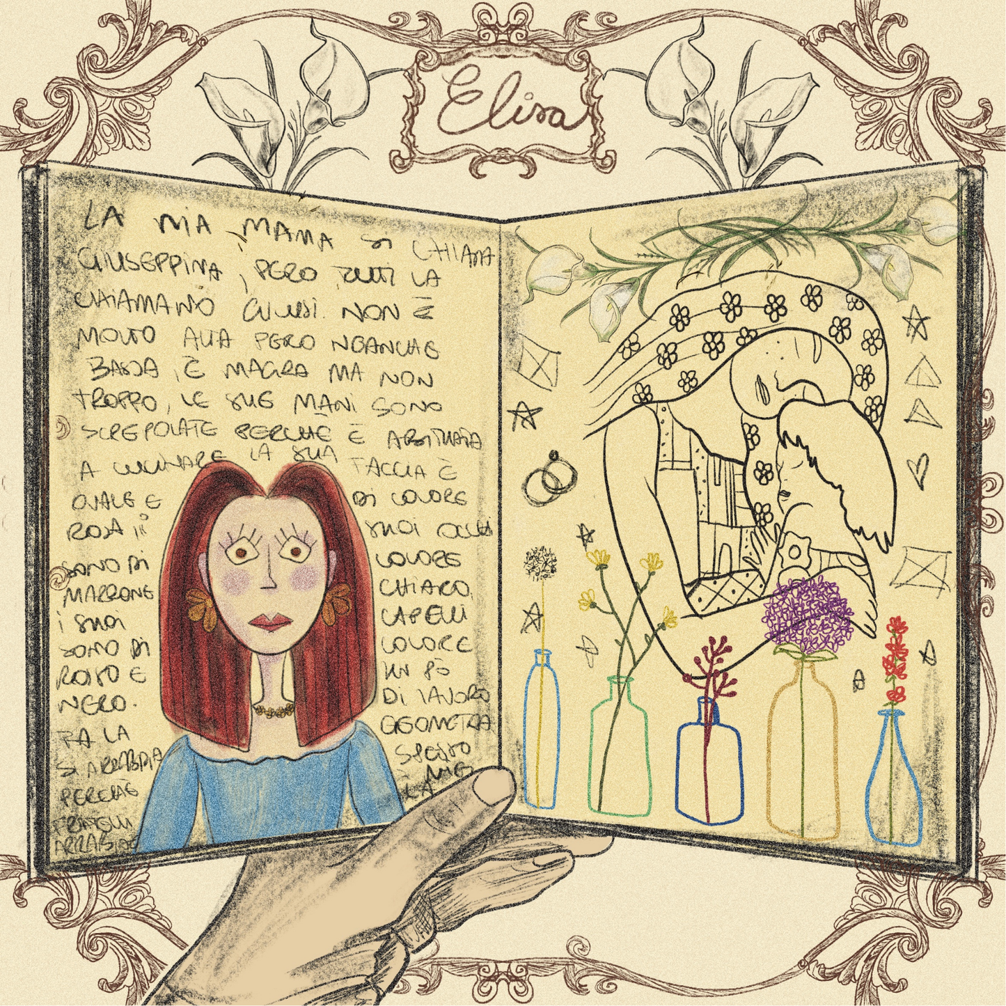 Orecchini CALLA | le PETIT. | Bianco (Seconda variante)