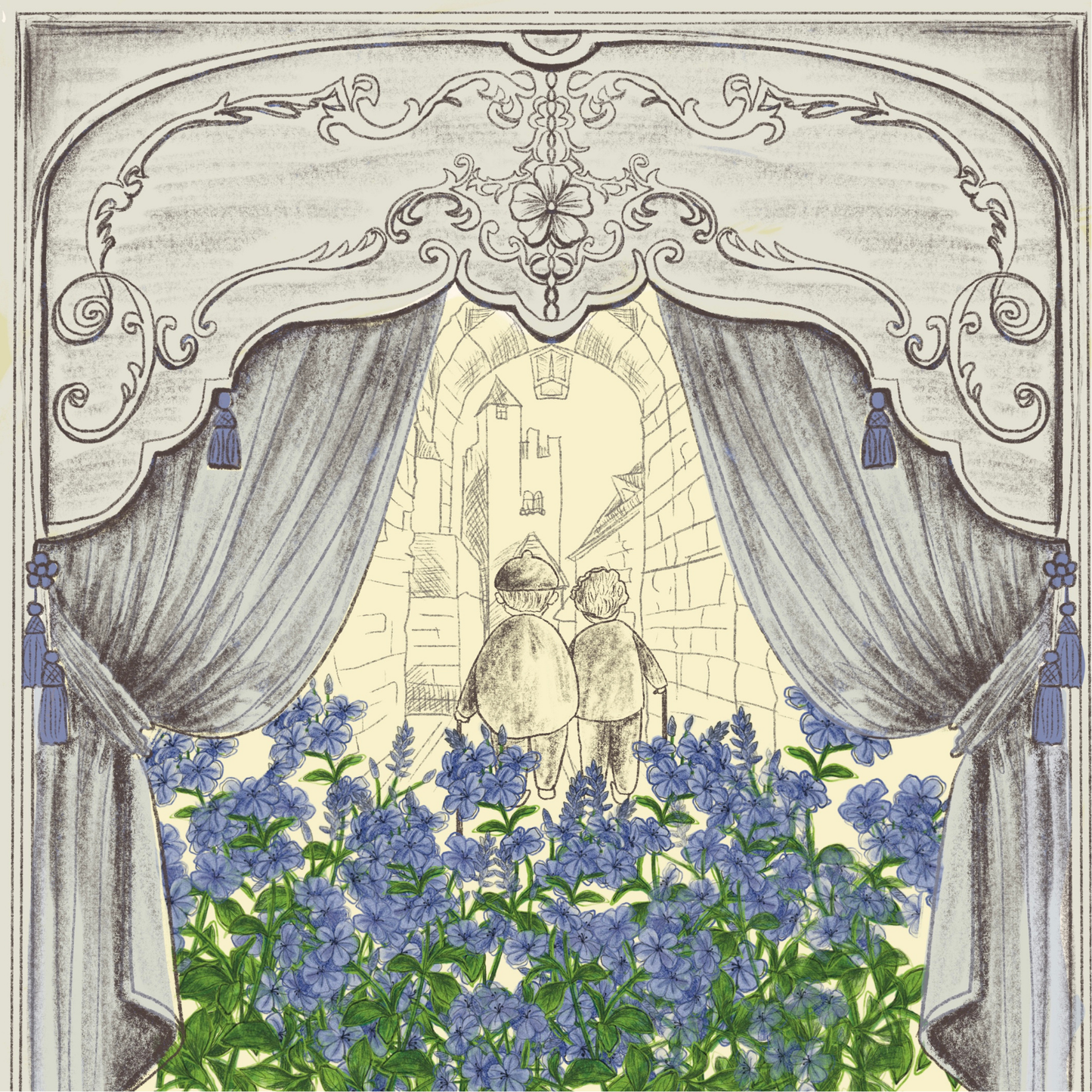 Orecchini GELSOMINO | le MINI. | Indaco (Seconda variante)