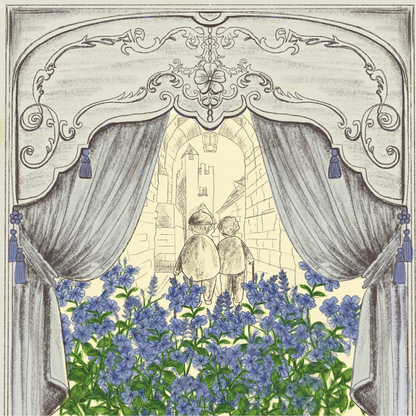 Orecchini GELSOMINO | le MINI. | Indaco (Seconda variante)