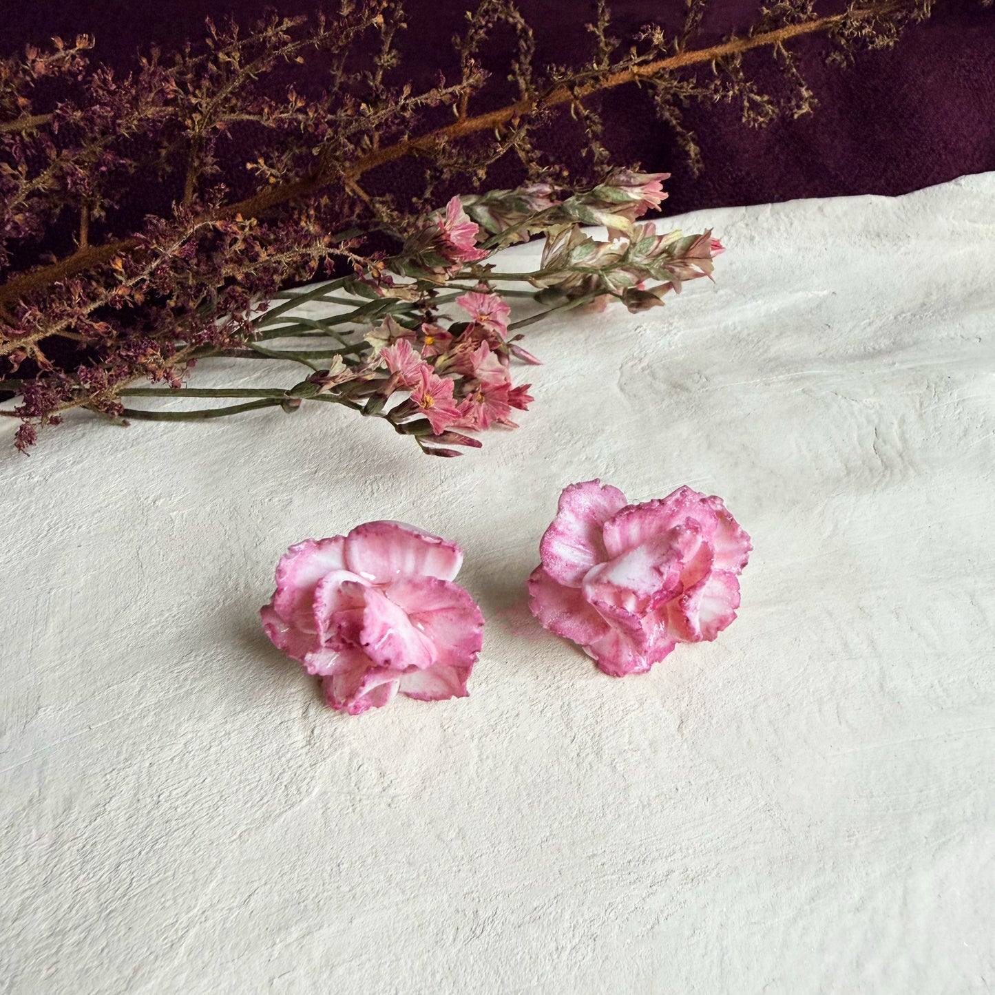 Orecchini GAROFANO. | le MINI | Magenta