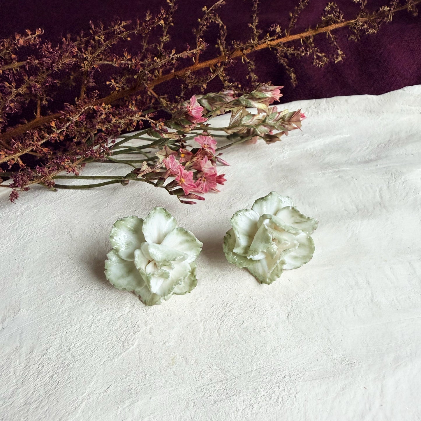 Orecchini GAROFANO. | le MINI | Verde