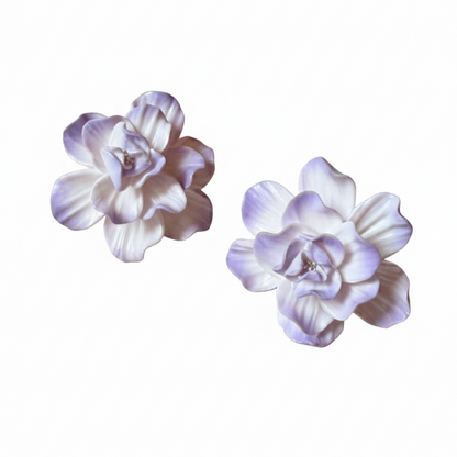 Orecchini GARDENIA | le GRAND . | Bianco