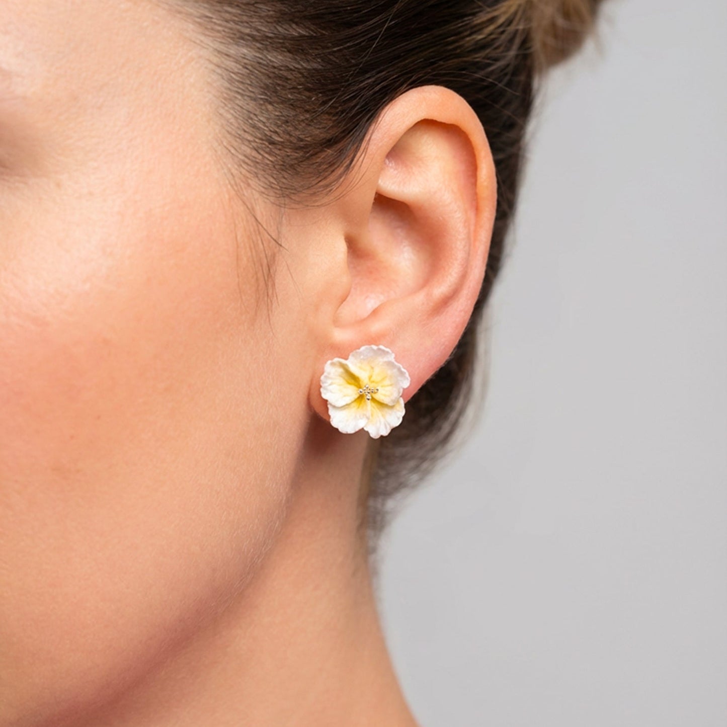 Orecchini Fiore di MULAN. | le MINI | Giallo