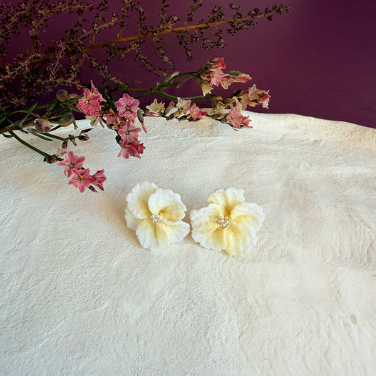 Orecchini Fiore di MULAN. | le MINI | Giallo