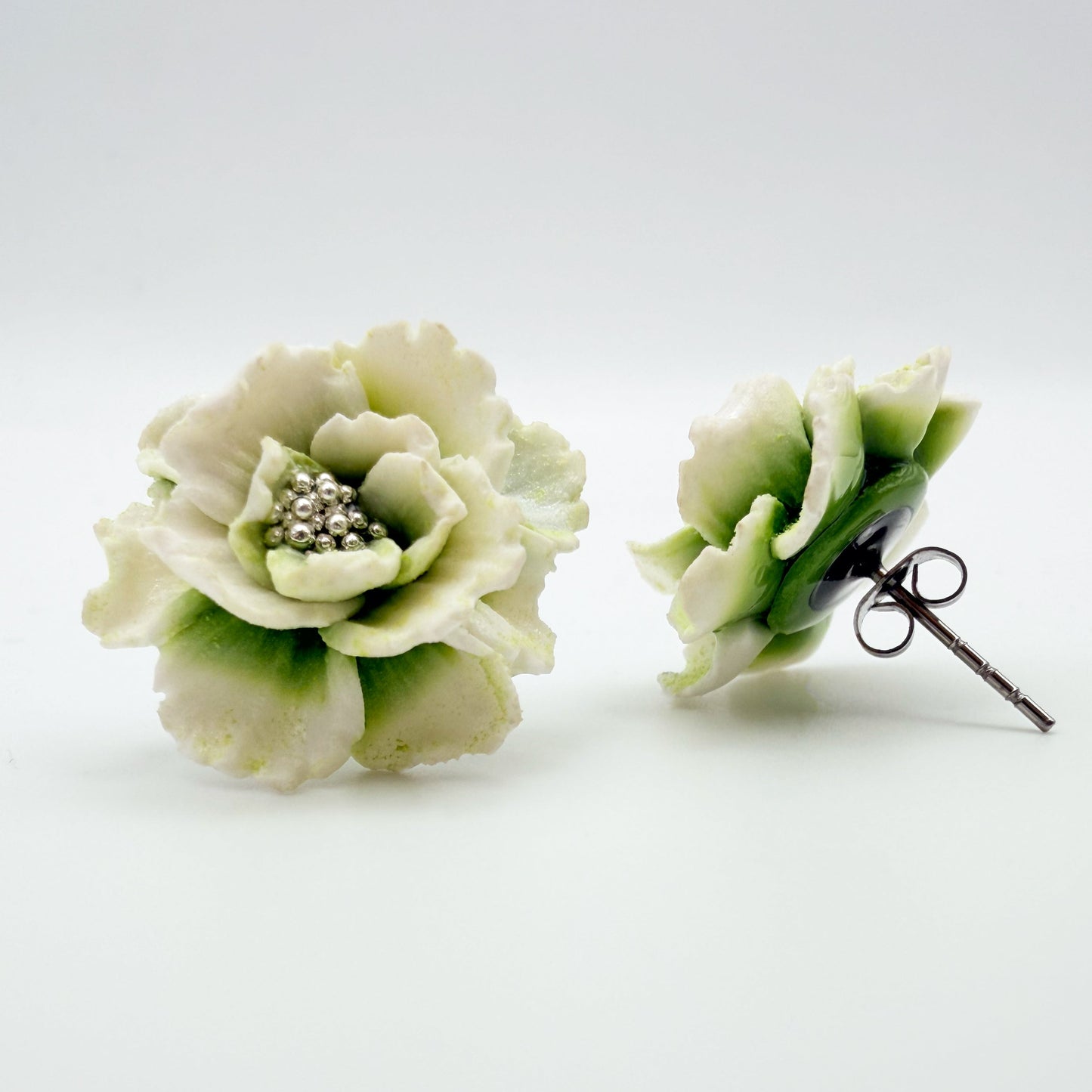 Orecchini PEONY. | le PETIT | Verde