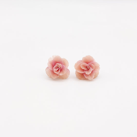 Orecchini PEONY | le MINI. | Rosa