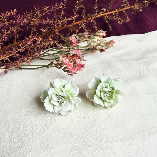 Orecchini PEONY. | le PETIT | Verde