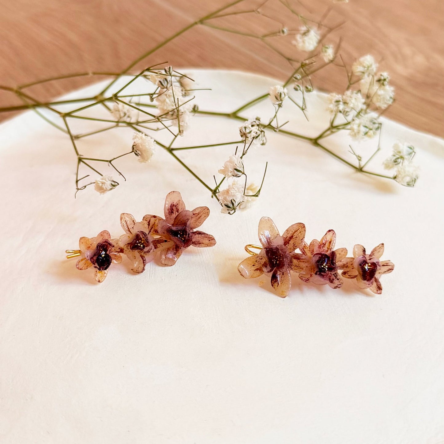 Orecchini CALICANTO - le MIDI. | Screziato (Seconda variante)