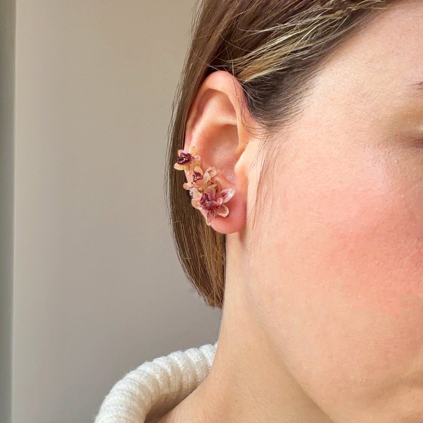 Orecchini CALICANTO - le MIDI. | Screziato (Seconda variante)