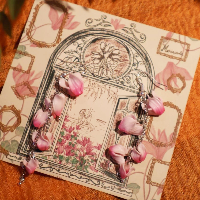 Orecchini CICLAMINO - Mariapaola | le GRAND. | Degradè Rosa