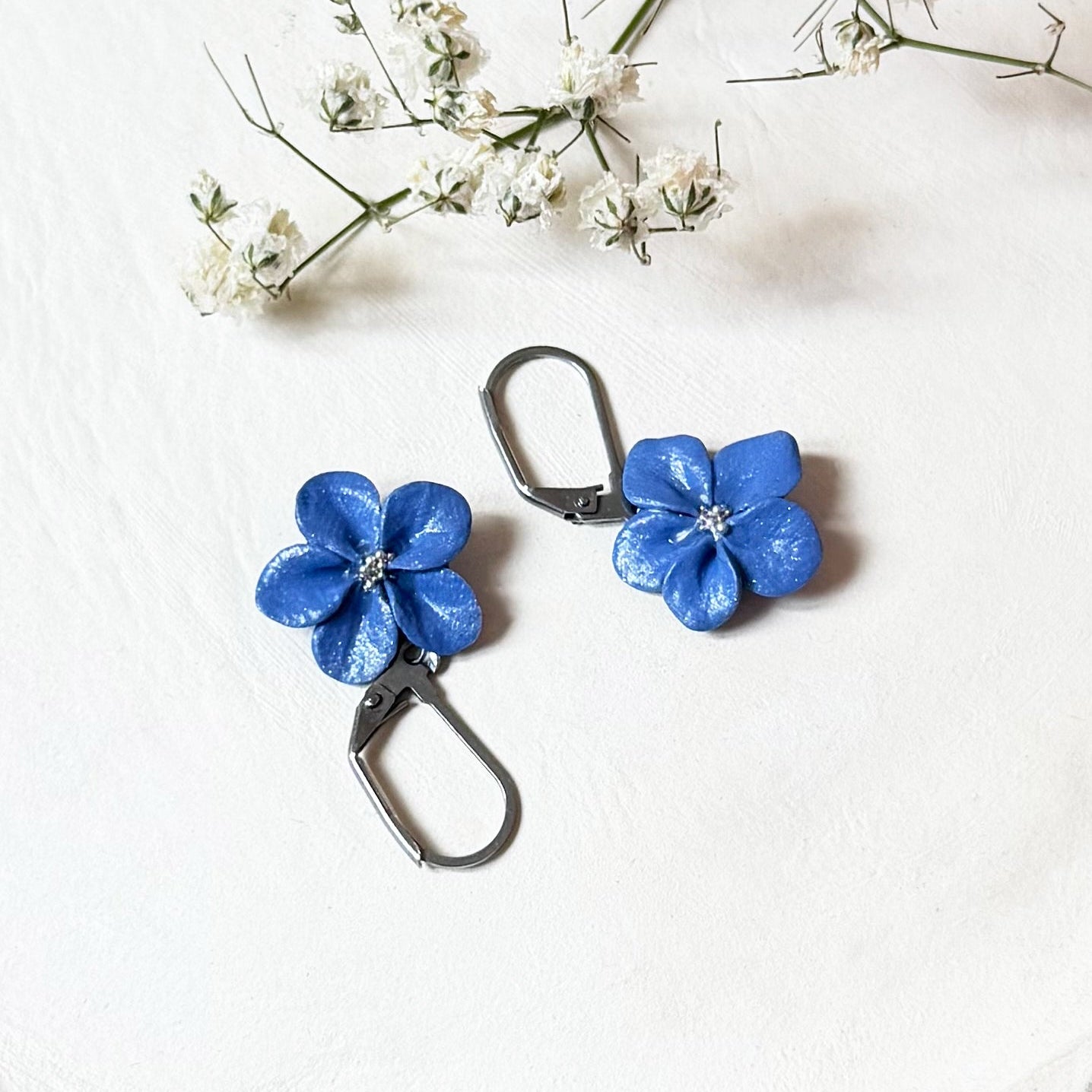 Orecchini GELSOMINO | le MINI. | Indaco (Seconda variante)