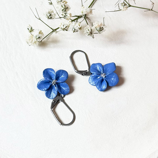 Orecchini GELSOMINO | le MINI. | Indaco (Seconda variante)