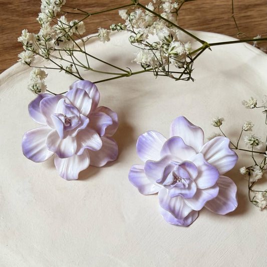 Orecchini GARDENIA - Alessia | le GRAND . | Bianco