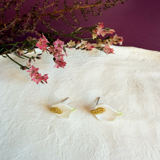 Orecchini SPATIFILLO. | le MINI | Bianco