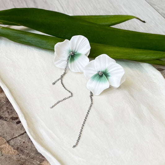 Orecchini le PETIT lilium. | Salvia (silver edition)