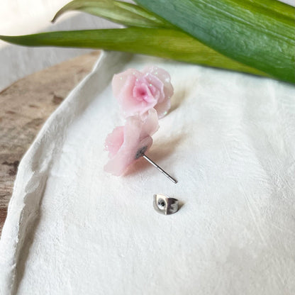 Orecchini MINI Peony. | Rosa