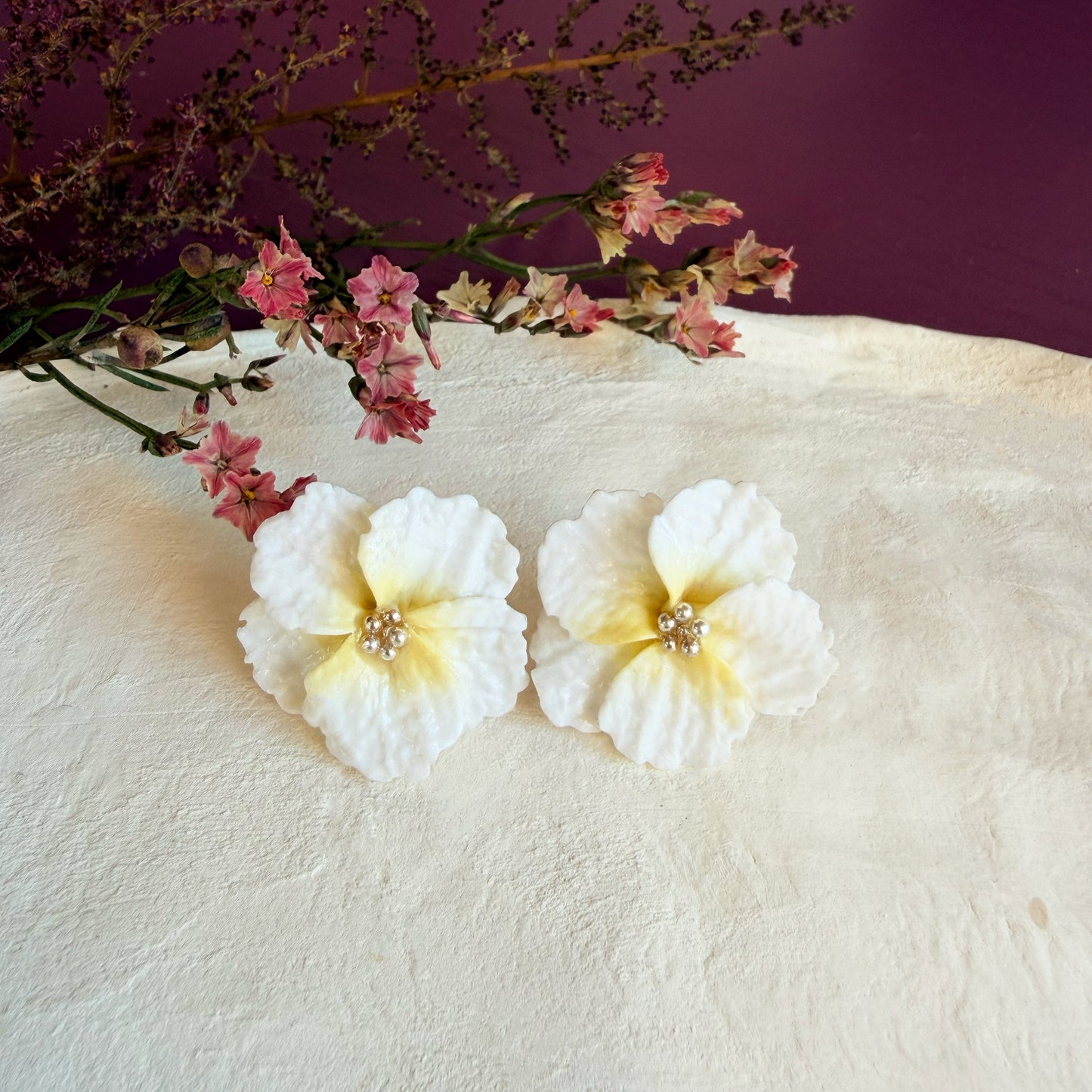 Orecchini Fiore di MULAN. | le PETIT | Giallo