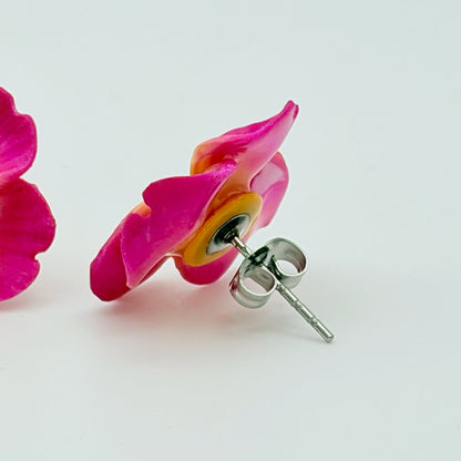 Orecchini PRIMULA. | le PETIT | Fucsia