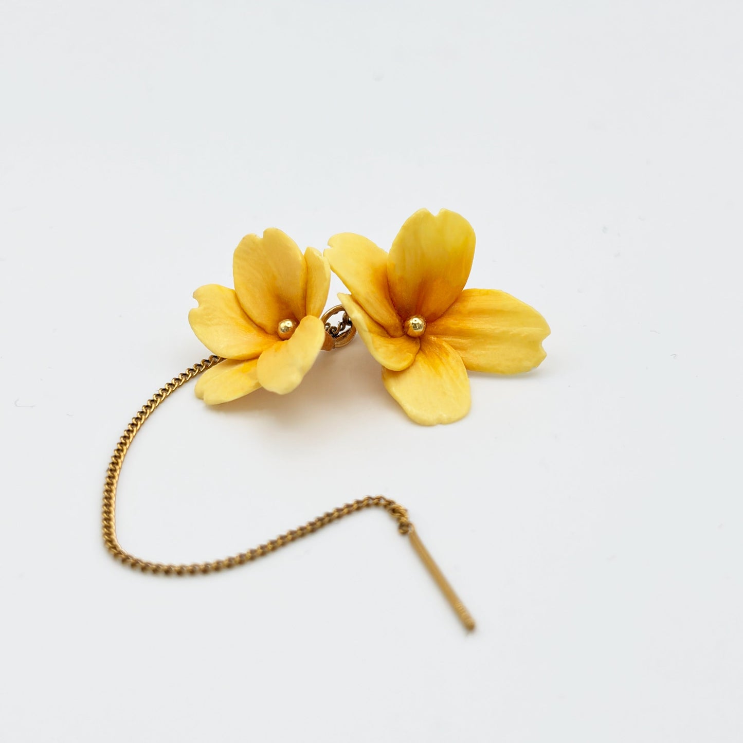 Orecchini PRIMULA. | le PETIT - Saliscendi | Giallo