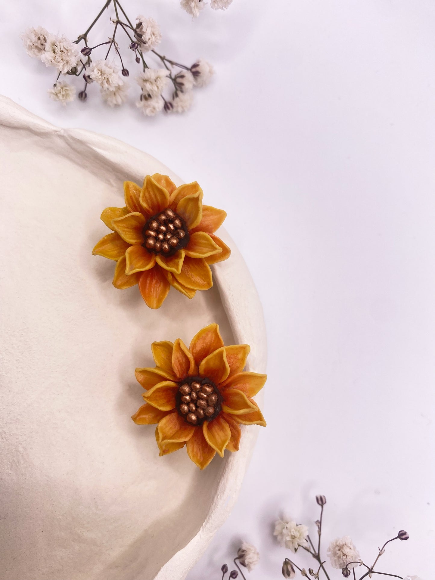 Orecchini SUNFLOWER. | Yellow