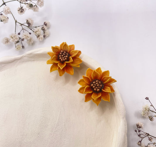 Orecchini SUNFLOWER. | Yellow